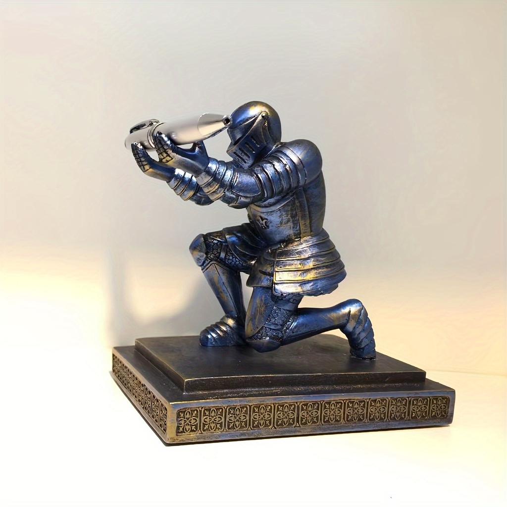Executive Knight Resin Pen Holder  Unique Desk Accessory for Graduation  Birthday Gifts, Office Decor, Creative, Desktop Accessories