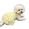 Pet Summer Strap Dress Thin Breathable Princess Dress Small Teddy Dog Clothes for Small Dogs Puppy Clothes