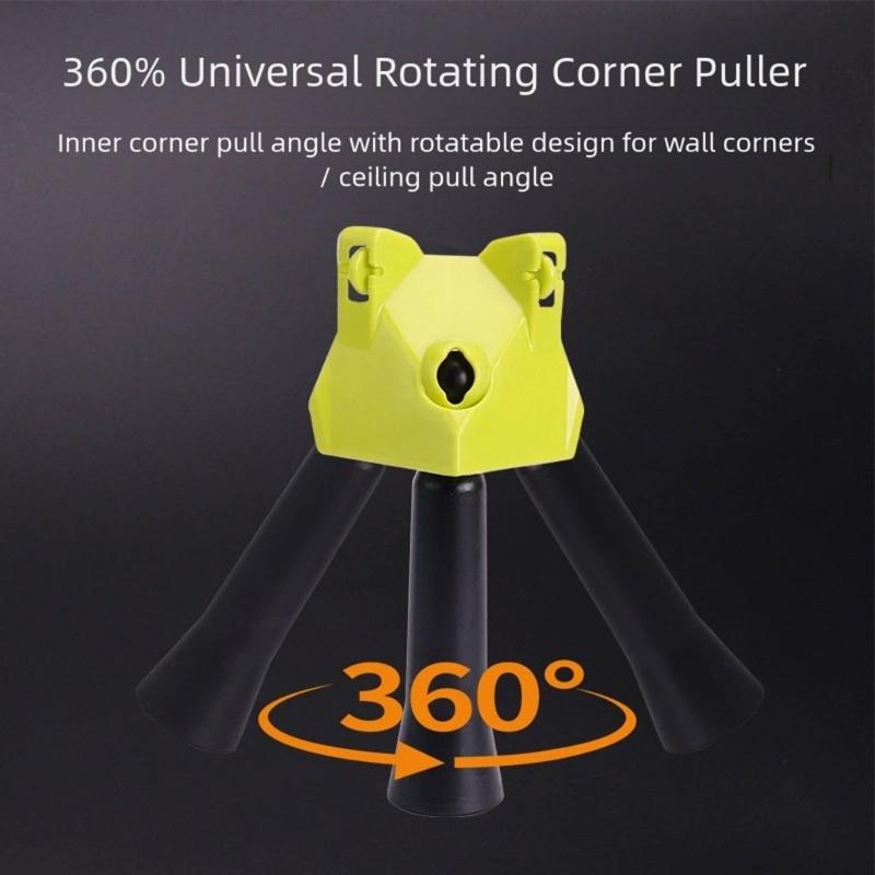 Multifunction 4 Piece Adjustable Corner Trowel Paint Edger Tool For Drywall Work And Precisions Construction Tasks