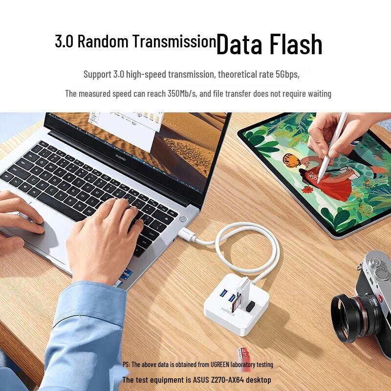 UGREEN CR118 4-Port USB 3.0 Hub