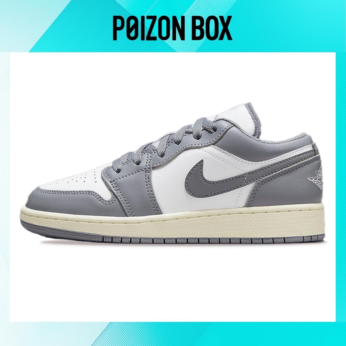 

кроссовки Jordan 1 Low Vintage Grey (GS) 553560-053