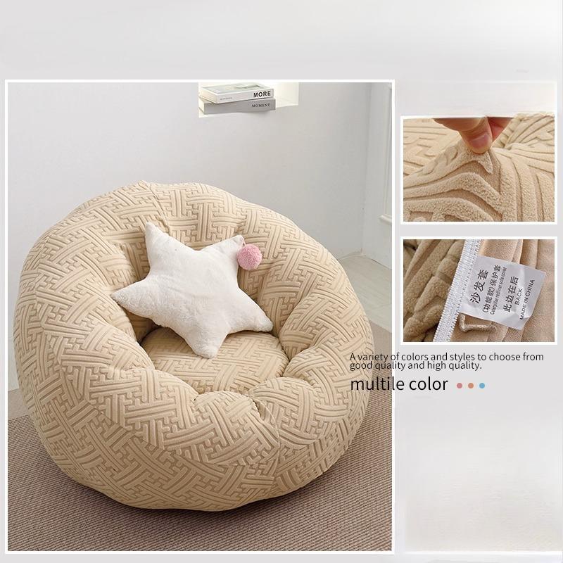 2025 New Cat Scratch-resistant Style All-season Universal Pumpkin Sofa Dust Cover Lazy Bean Bag Single-person Sofa Cover