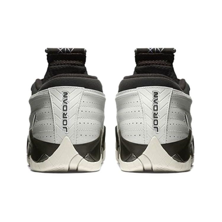 Air Jordan 14 Retro Low Premium GG Phantom Kids Sneakers Grey White Metallic-Pewter 807510-027