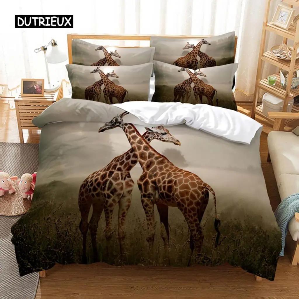 Spider And Animals Bedding Set Microfiber 3D Print Duvet Cover Queen King Size Fashion Des