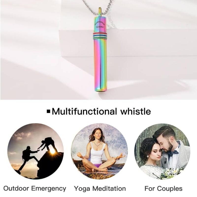 Stylish Anxiety Relief Necklaces Delicate Breathing Necklaces Neck Jewelry for Mindfulness and Anxiety Reduction