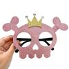 Halloween Photo Prop: Pumpkin, Witch Hat, Skull, and Ghost Party Glasses Frame Decoration