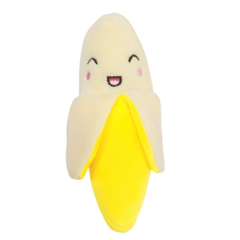 Pet Plush Sound Toys, Dog Toy Supplies Wholesale,  Cat Bite Resistant Puzzle Toys, Fruit Bananas Dog Toy Interactive Dog Toys