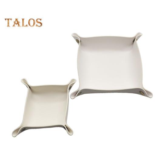 Multifunctional Storage Tray Foldable Design Solid Color Coaster Coffee Cups Mat Decorative Jewelry Storage Organizer