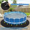 Round Pool Liner Pad Aboveground Pool Floor Mats Swimming Pool Ground Cloth Floor Padding Mats Puncture Resistant Pool Floor