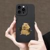 Humorous Hamster Barbell Pattern Phone Case Suitable for iPhone 17 16 15 14 13 12 11 Pro/Max/Plus Anti Drop and Shockproof