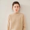 Women's Wool Sweater: 2025 Slim-Fit Half-High Collar Knit Base Layer for Autumn/Winter