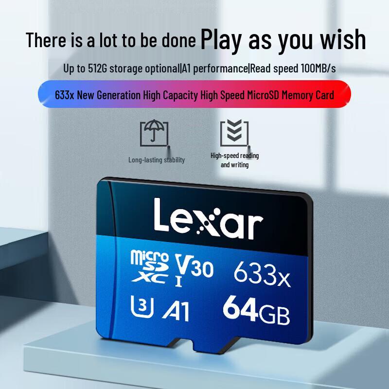 Lexar 633x High-Speed MicroSDXC Memory Card