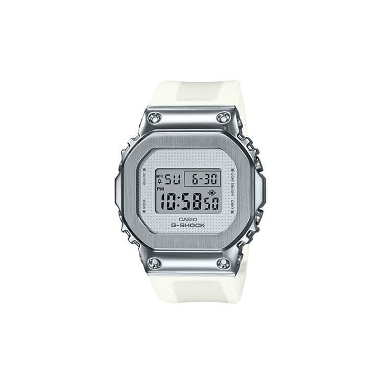Casio Full Metal Series Square Dial Digital Waterproof Sports Watch Women Watches Gray GM-S5600SK-7PR-PERSON Gray Watch Case