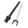 23 to 35 Inch Adjustable Transom Protector Outboard Transom Saver with Composite Head for 100 Horsepower Motor Black