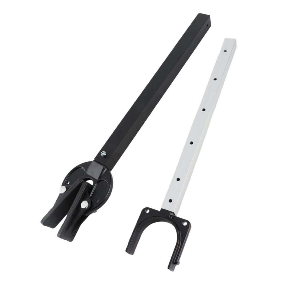 23 to 35 Inch Adjustable Transom Protector Outboard Transom Saver with Composite Head for 100 Horsepower Motor Black