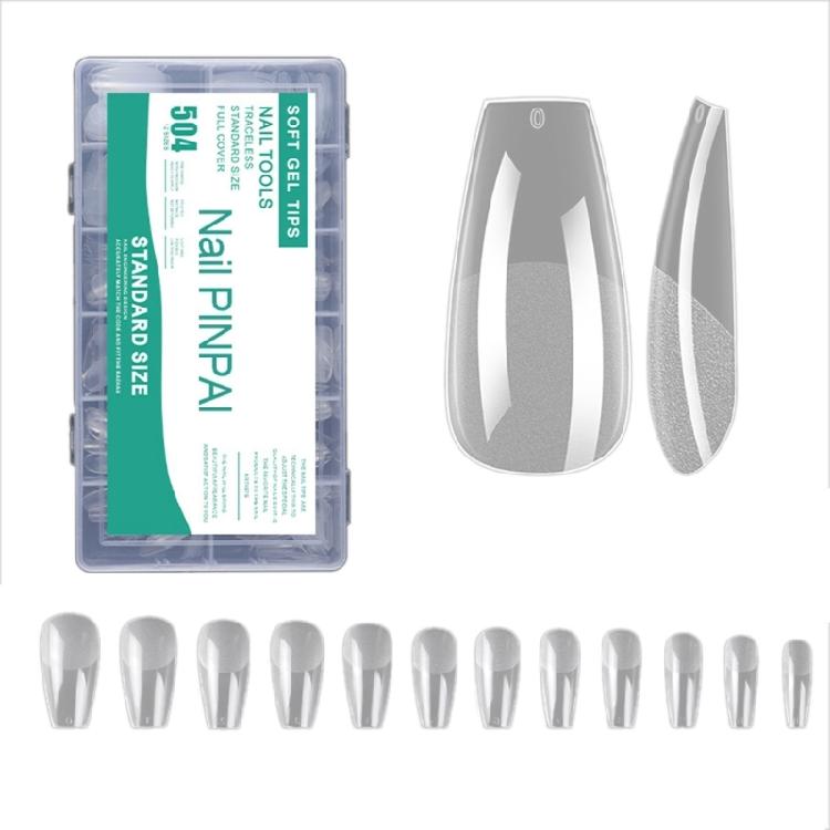 Nail 504pcs Tipssoft Matte False Gel Nail Tips Full Cover Acrylic False Nail Tips Press On Nail For Home Nail Salon