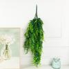 Fern Boston Simulation Green Plants Decorative Accessories Hanging Indoor Walls