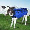 Winter Cow Blanket Waterproof Quilted Horse Blanket with Belly Wrap Windproof Plush Lined Turnout Blanket with Adjustable Buckles for Calves Horses
