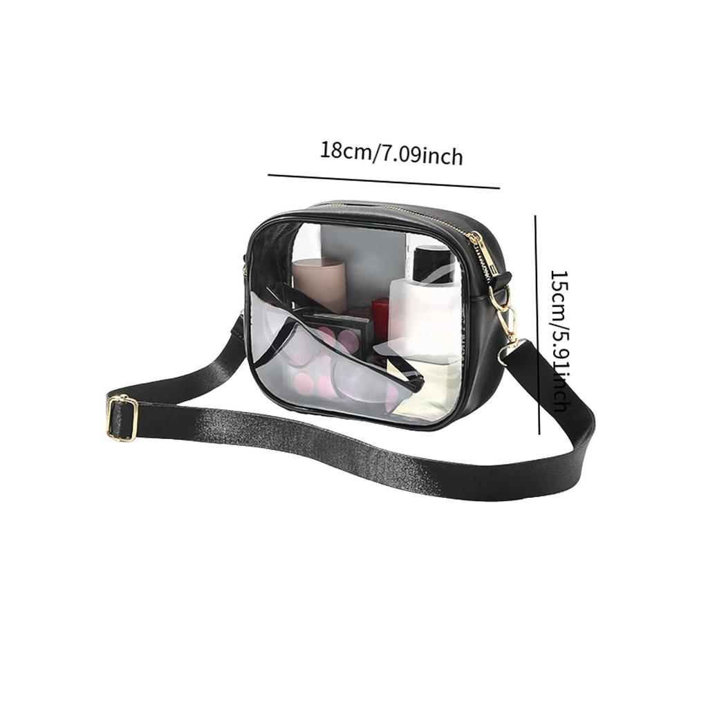 Clear Bag Casual Pouch Cross Body for Summer Shopping Birthday Party Street