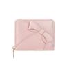 Portafogli Moda Portatili con Zip Carini con Fiocco in Ecopelle PU Corti Multi-Scomparto Carte Colore Unico Portamonete da Donna