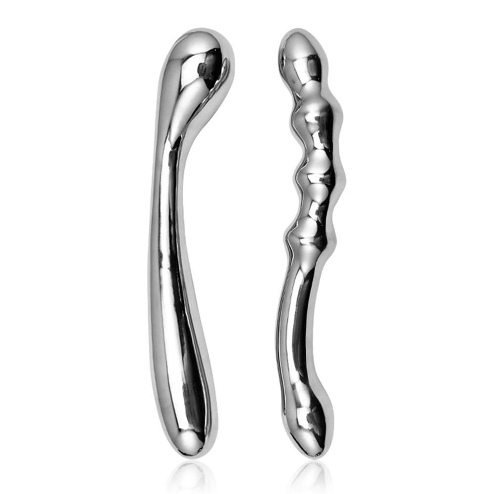 Těžký anální kolík Nerezová ocel Mužská masáž prostaty Kovový anální kolík Anální vagina Expander Sexuální hračky bodu G pro ženy Muži