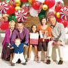Christmas Balloon Chain Combination Set Red Green White Set Aluminum Foil Balloon Party Christmas Decoration