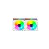 Mars Gaming Mf-3dprox2 Kit 2x Ventiladores Pwm Fdb 120mm Argb Triple Infinity Mirror 360° Blanco