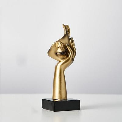 Cabinet Decoration Living Room For Indoor Antiskid Base Desktop Ornaments Abstract Statue Figure Sculpture Resin Crafts