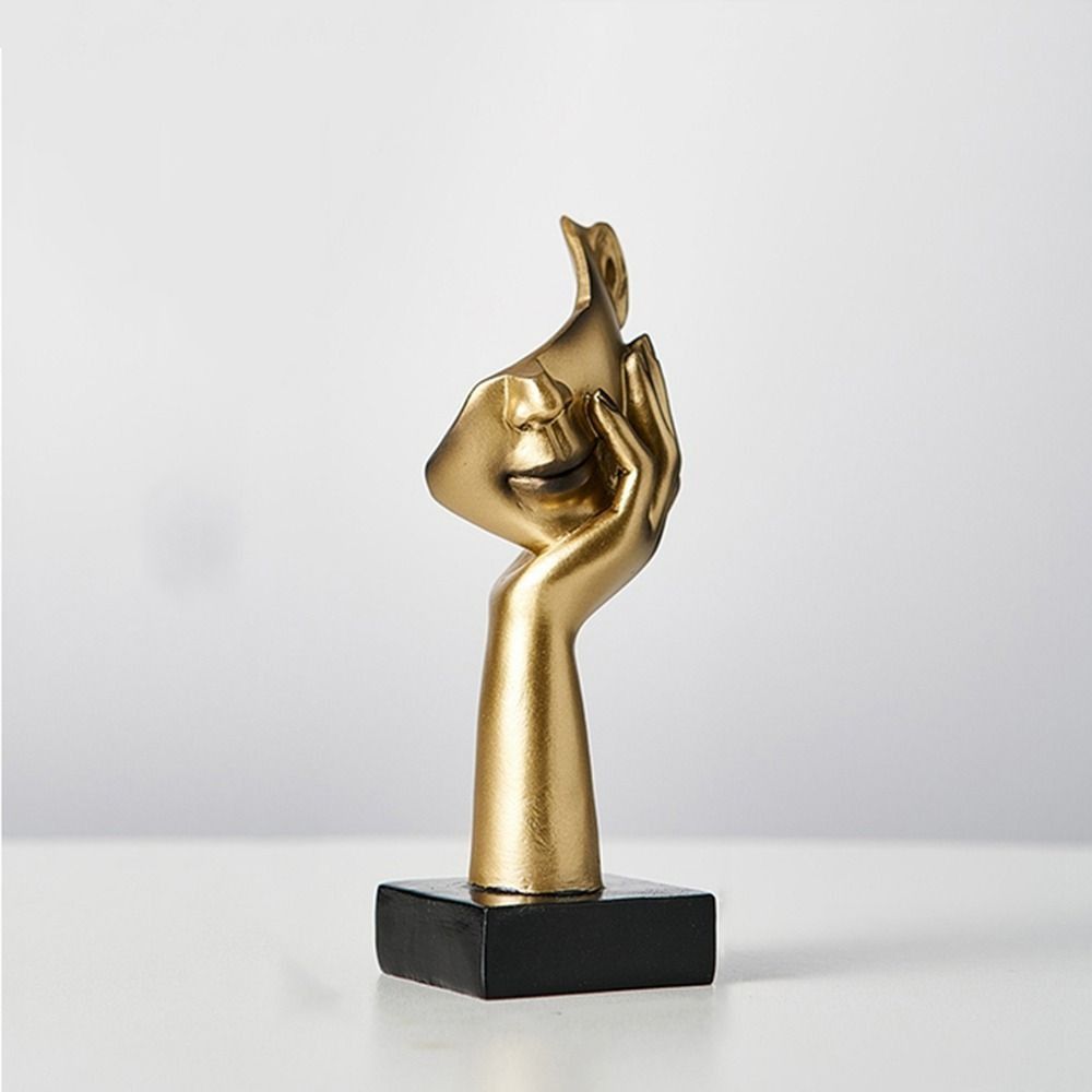 Gift Living Room Antiskid Base Figure Sculpture Desktop Ornaments Abstract Statue Resin Crafts