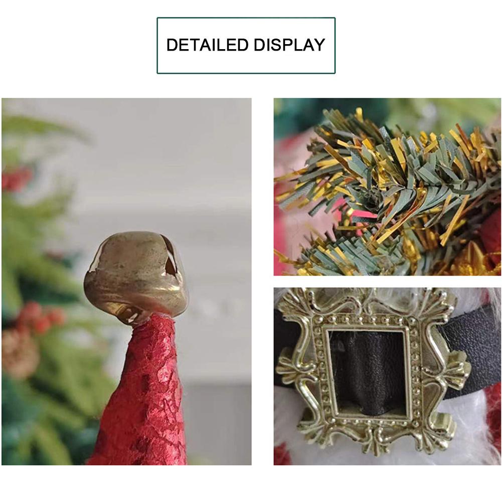 Christmas Mini Santa Claus Toy Festival Theme Cartoon Santa Claus Statue Creative Home Holiday Decoration