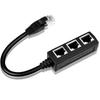 RJ45 Ethernet Cable Splitter Network Adapter,Ethernet Splitter 1 To 3 Cable Suitable Super LAN Ethernet Connector Adapter Cat 6