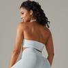 New Sexy Back Yoga Seamless Quick Drying Sports Neck Bra For Women, Running Fitness Yoga Vest For Women