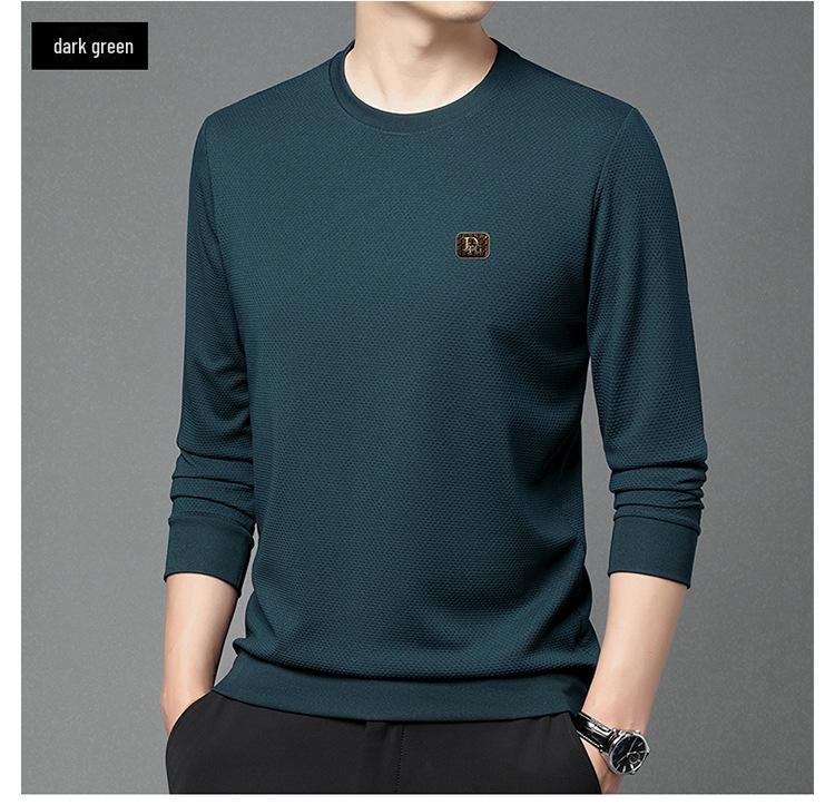 2024 Men's Versatile Long-Sleeved Crew Neck Sweatshirt