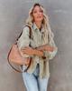 Europäischer Stil Mittellange ausgefranste Jeansjacke - Damen Herbst/Winter 2025 Langarm Lässig Revers Oberteil