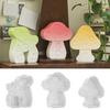Mushroom House Silicone Molds for Candle Soap Mushroom Shape Silicone Molds Gypsum Silicone Molds for Home Decoration