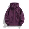 Spring American Contrasting Hooded Jacket for Men and Women Couples Trendy Versatile Jacket Windproof Waterproof Jacket for Men
