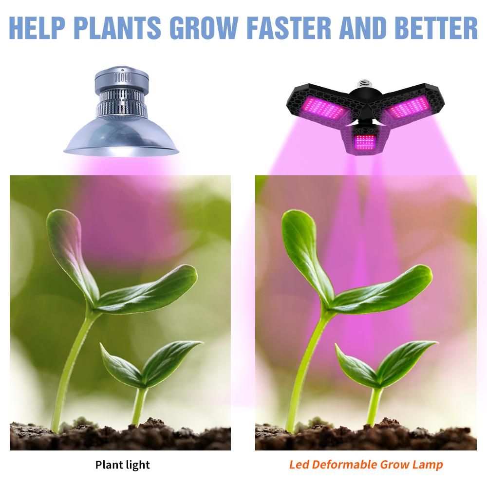 220V Full Spectrum LED Plant Lamp Hydroponics Growing Lights E27 Flower Seeds 100W 200W 300W LED Panel Indoor Lighting Grow Tent
