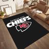 Kansas City Chiefs Square Rugs Are a Great Choice for Living Rooms, Bedrooms, Home Décor, and As Gifts.