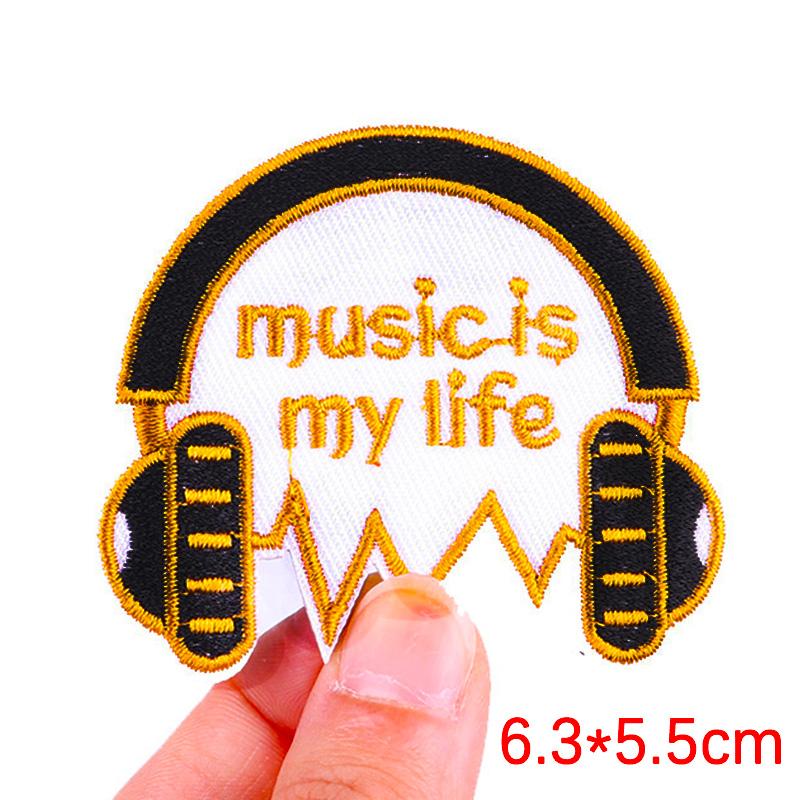 Cartoon /Band Aid Love Embroidery Patch Jeans Sewing Applique Iron On Patches For Clothing Rainbow Letter Patches On Clothes Diy 