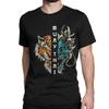 Muay Thai Dragon Tiger  T Shirts for Men Women Pure Cotton for Male TShirts Round Collar  Tee Shirt Short Sleeve Tops Plus Size