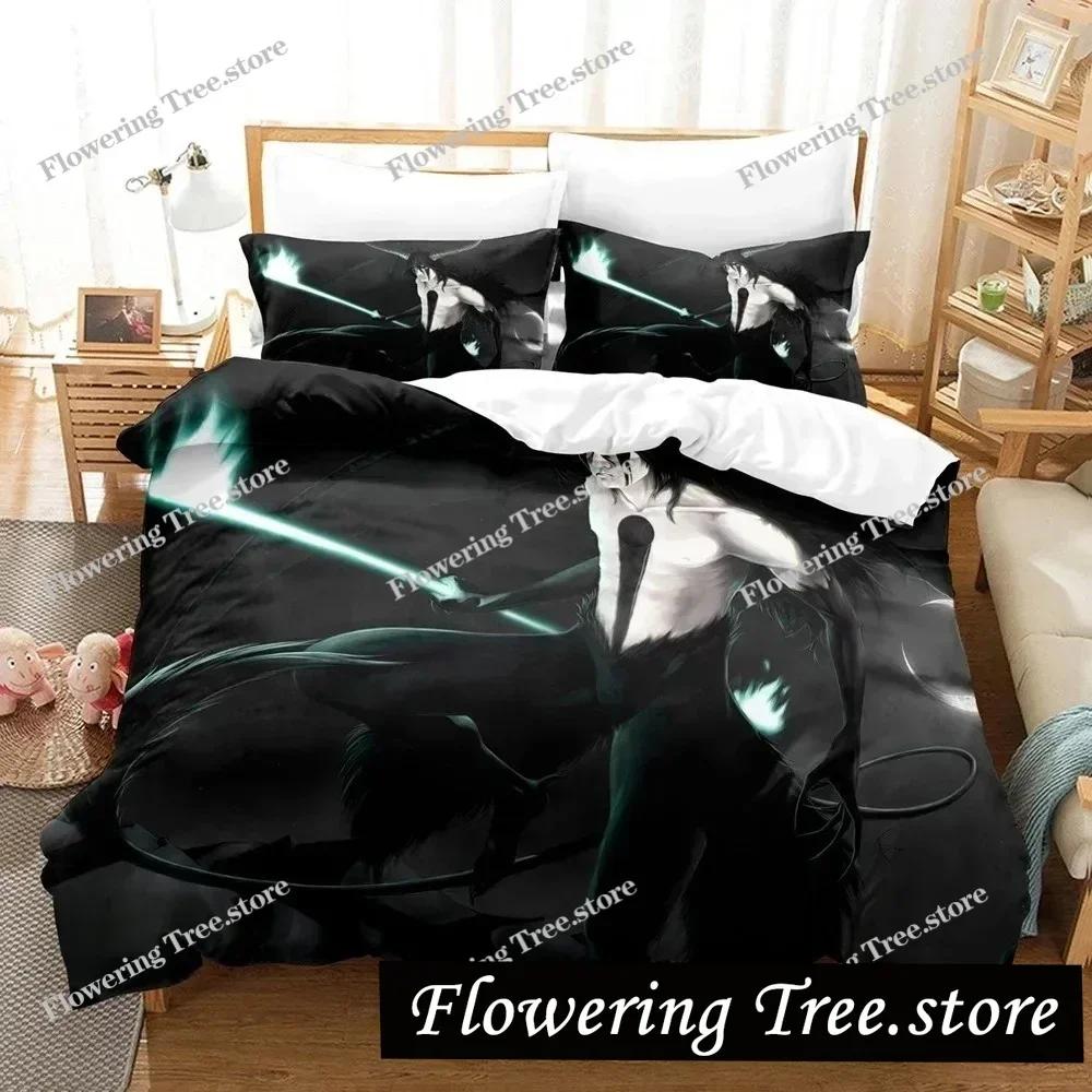 Fashion Anime 3D The Bleach Bedding Sets Duvet Cover Set With Pillowcase Twin Full Queen King Bedclothes Bed Linen Home Textile