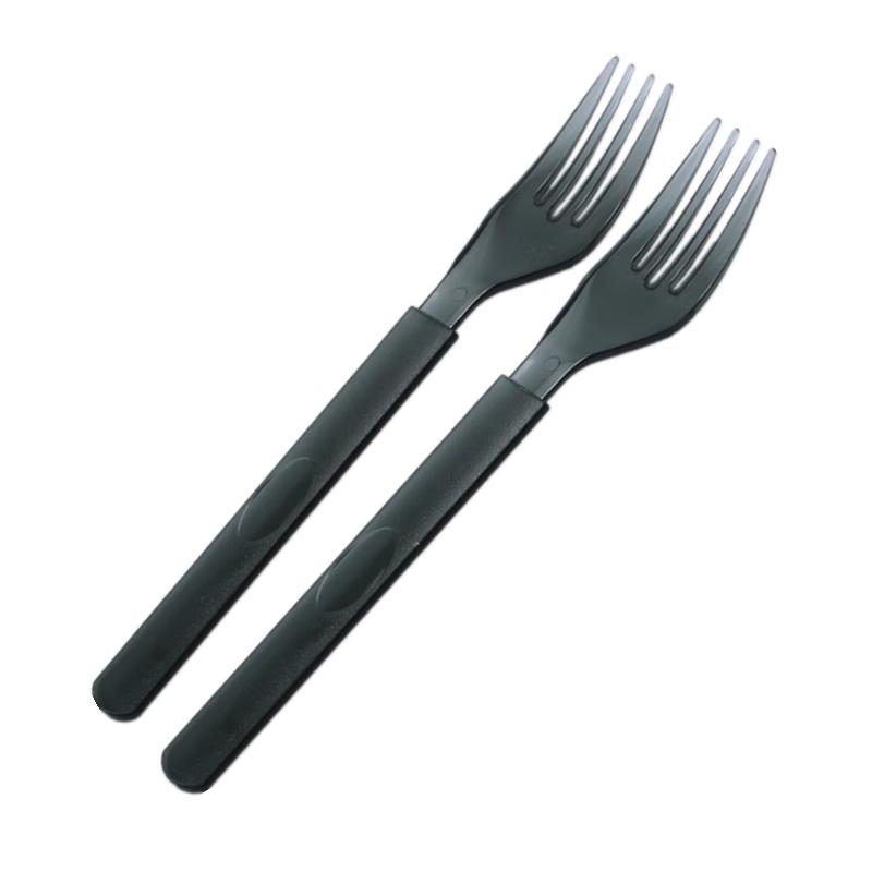 Black Disposable Plastic Forks