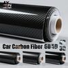 Carbon Fiber Car Body Film Black Vinyl Auto Wrap Sticker Matte Glossy Motorcycle Protective Film 6D 5D 4D 3D Vehicle Cover Foil