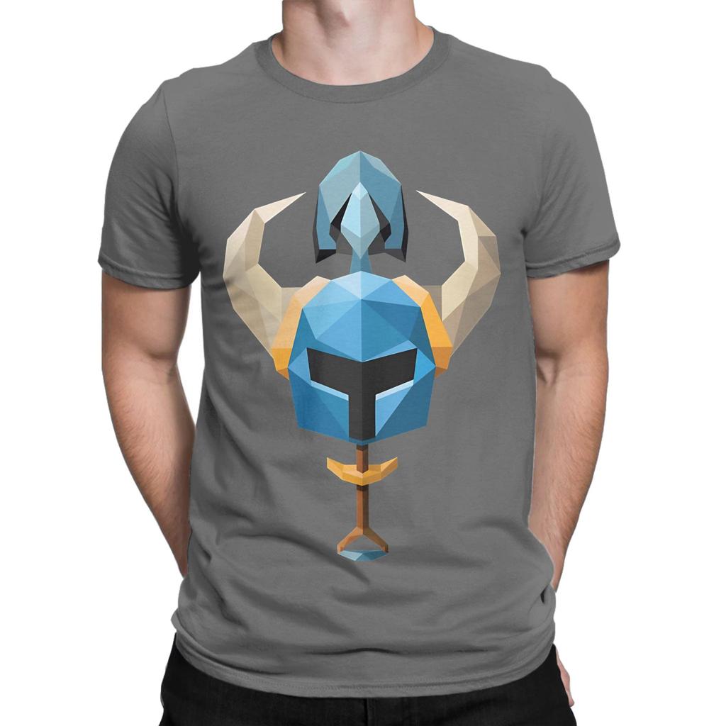 Low Poly Shovel Knight Graphic 100 Cotton TShirt Shovel Knight Tees Tops For Unisex