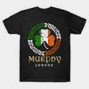 Men Black Print T-shirt Murphy (Irish Legend) No-Cut Transfer Paper Print Cotton Tshirt