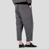 CUSTOMUS Men'S Single-Pleat Baggy Fit Elastic Waist Pants Cxs25Fwpta03 Gry
