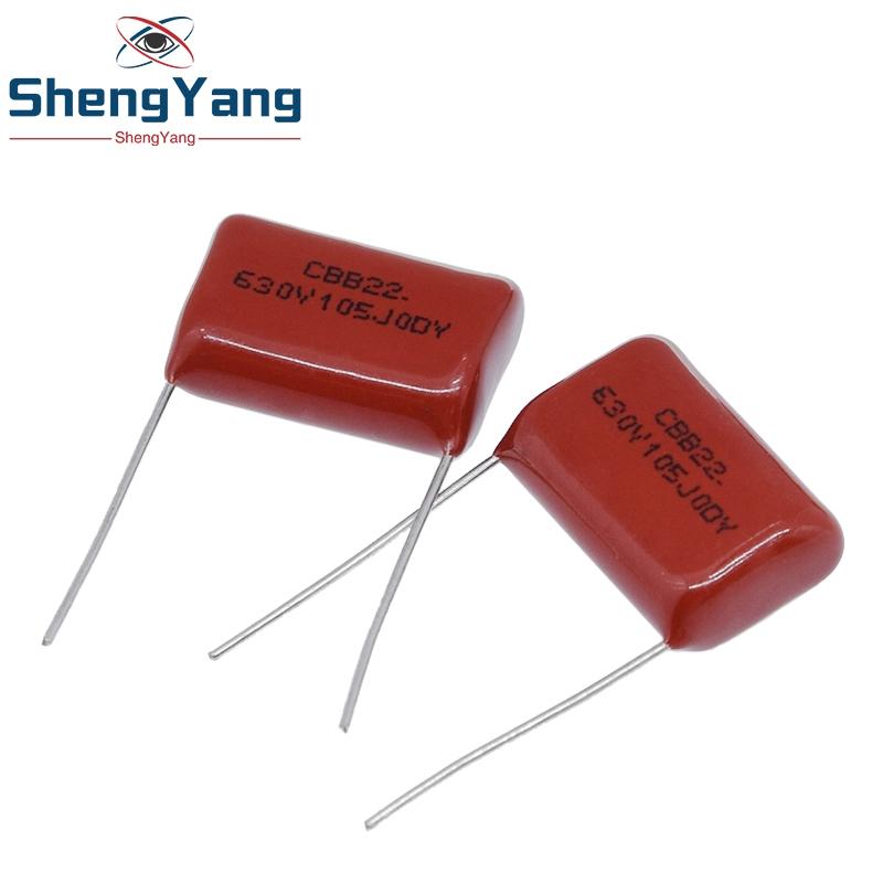 TZT 10/30PCS 630V105J 630V 1UF Pitch 20mm 105 1000NF CBB Polypropylene film capacitor