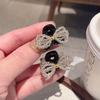 Elegant French Beaded Bow Hair Clip for Women, High-Class Style, Perfect for Thin Hair