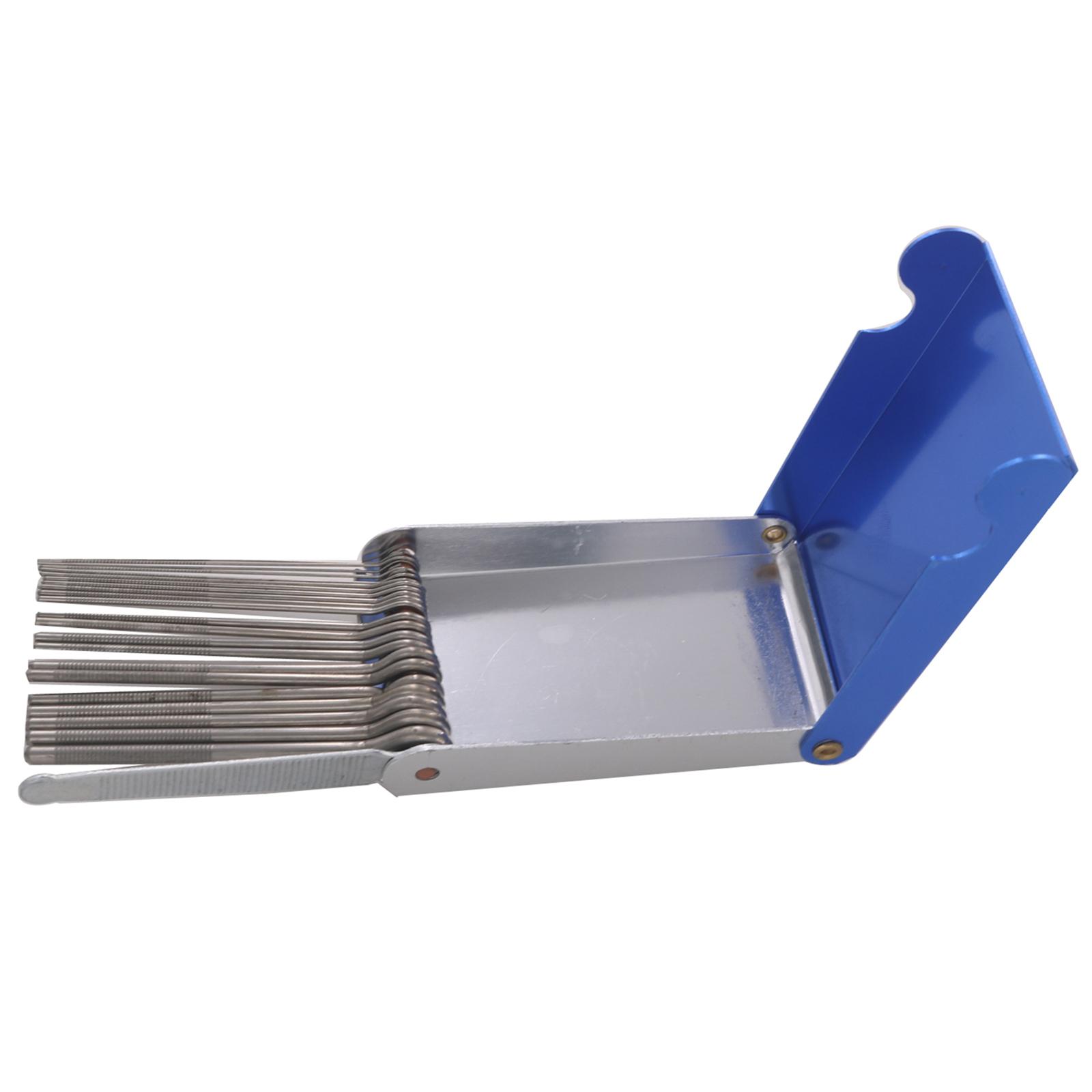 

Напильники для прорезки пазов в порожках гитары, набор для прорезки пазов, набор инструментов для шлифовки стержней пилы, набор инструментов для прорезки пазов в подставке из нержавеющей стали