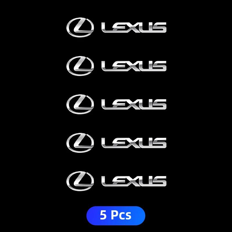 3D Metal Car Interior Dekoration Stickers Badges Auto Styling For Lexus FSPORT LBX NX RX 350h 450h ES UX 300e GS GX IS LS LX CT